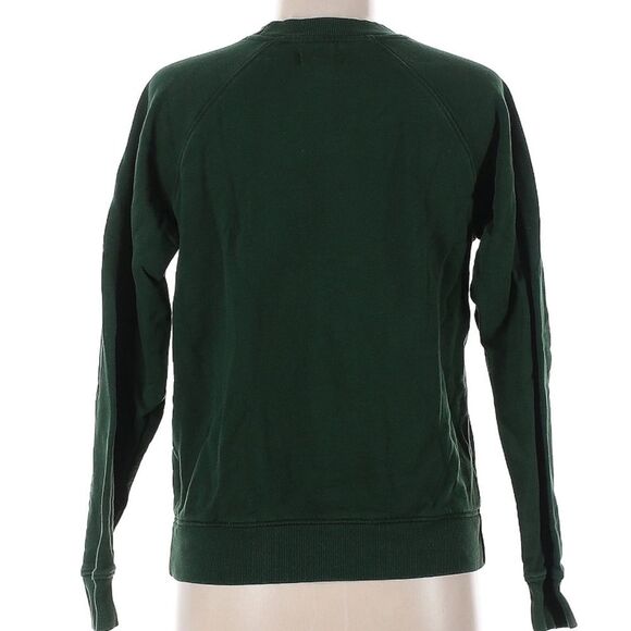 PACT 100% Organic Cotton Forest Green Crew Neck Sweatshirt Size M - Picture 5 of 10